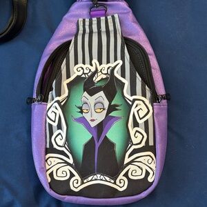 Enchanting Villain Crossbody Bag in Purple and Black